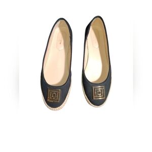 Chic Black Espadrille Flats